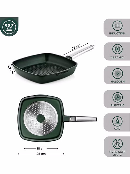Westinghouse Non-Stick Square Grill Pan 