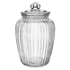 Treo Classic Ribbed Glass Storage Jar with Lid-95879-sm