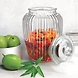Treo Classic Ribbed Glass Storage Jar with Lid-1-sm