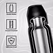 Bergner Walking 720ml Thermo Steel Bottle – Navy | Vacuum Insulated | Press-Button Lid | Leak-Proof Flask-2-sm