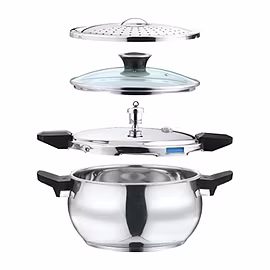 VINOD STAINLESS STEEL MAGIC COOKER 5.5 LTR-5 Ltr