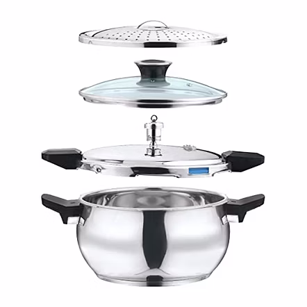 VINOD STAINLESS STEEL MAGIC COOKER 5.5 LTR