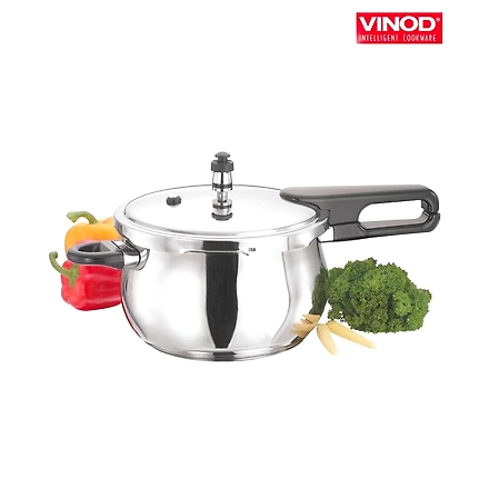 VINOD STAINLESS STEEL HANDI COOKER 5.5 LTR-WE1026