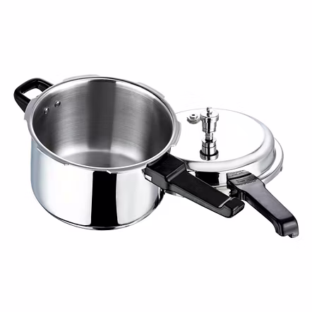 VINOD PLATINUM  TRIPLY STAINLESS STELL PRESSUER COOKER