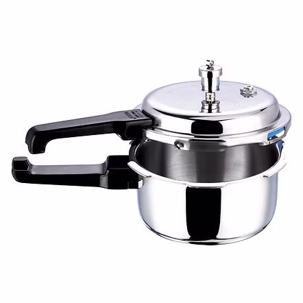 VINOD PLATINUM  TRIPLY STAINLESS STELL PRESSUER COOKER