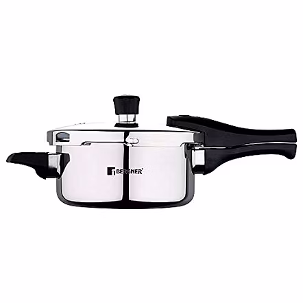 BERGNER TRIPLY STAINLESS STEEL PRESSUER COOKER 2.5 LTR