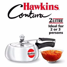 HAWKINS CONTURA PRESSURE COOKER 2 LTR