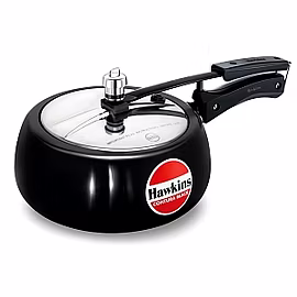 HAWKINS CONTURA BLACK PRESSURE COOKER 3.5 LTR