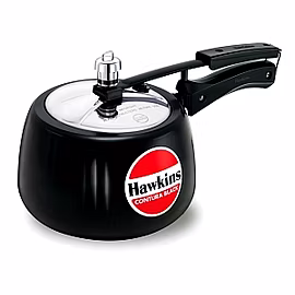 HAWKINS CONTURA BLACK PRESSURE COOKER 3 LTR