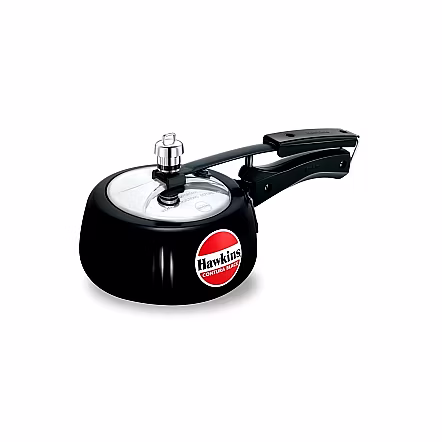 HAWKINS CONTURA BLACK PRESSURE COOKER 1.5 LTR