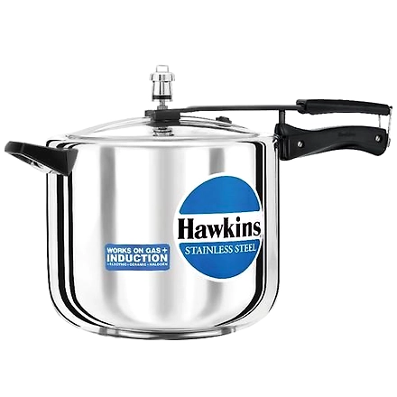 HAWKINS STAINLESS STEEL INDUCTION COMPATIBLE PRESSURE COOKER 10 LTR-WE1081