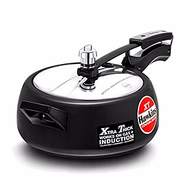 HAWKINS CONTURA BLACK XT INDUCTION COMPATIBLE PRESSURE COOKER 3.5 LTR