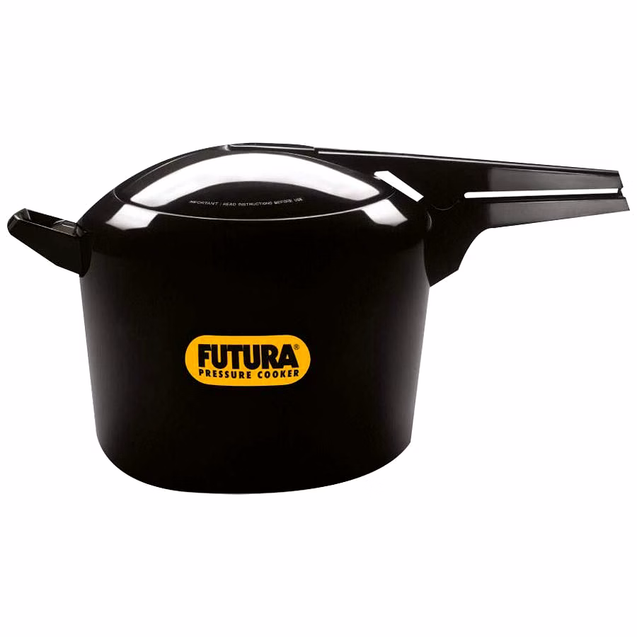 Hawkins Futura Hard Anodised Pressure Cooker 9 Ltr Black image 1