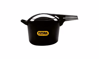Hawkins Futura Hard Anodised Pressure Cooker 9 Ltr Black