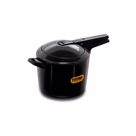 Hawkins Futura Hard Anodised Pressure Cooker ( Tall ) 7 Ltr Black