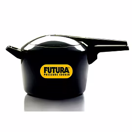 Hawkins Futura Hard Anodised Pressure Cooker 6 Ltr Black