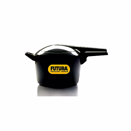 Hawkins Futura Hard Anodised Pressure Cooker 6 Ltr Black