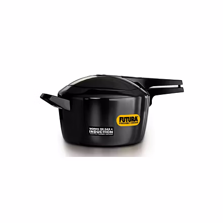 Hawkins Futura Hard Anodised Induction Compatible Pressure Cooker, 5 Litre