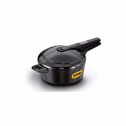 Hawkins Futura Hard Anodised Pressure Cooker 4 Ltr Black