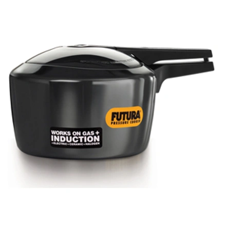 Hawkins Futura Hard Anodised Induction Compatible Pressure Cooker, 3 Litre-WE1103