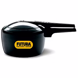 Hawkins Futura Hard Anodised Pressure Cooker 3 Ltr Black