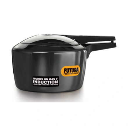 Hawkins Futura Hard Anodised Induction Compatible Pressure Cooker, 2 Litre-WE1105