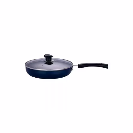 Vinod Zest Non Stick Deep Fry Pan With Glass Lid - 26 Cm