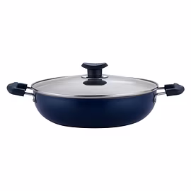 Vinod Zest Non Stick KADHAI With Glass Lid - 28 Cm, 4.3 L