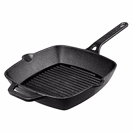 Vinod Legacy Pre-Seasoned Cast Iron Fry pan Grill Pan 24 cm