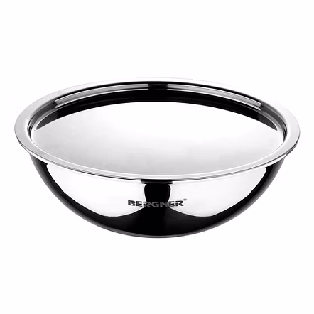 BERGNER ARGNET TRIPLY STAINELESS STEEL TASRA WITH STAINLESS STEEL LID 16 CM