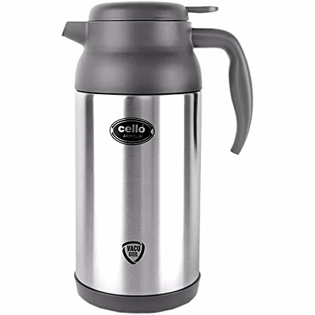 Cello Armour Stainless Steel Double Walled Carafe, Insulated 1600 ML