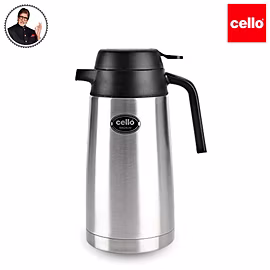 Cello Armour Stainless Steel Double Walled Carafe, Insulated 2000 ML