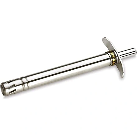 Crystal - Slim Line Stainless Steel Gas Lighter-WE1380