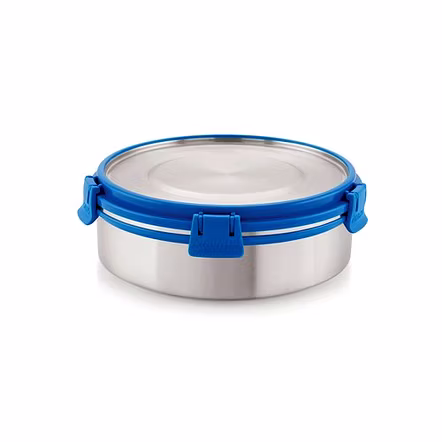 Magnus Deluxe Klip Lock Stainless Steel Flat Container No. 3