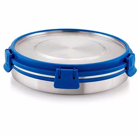 Magnus Deluxe Klip Lock Stainless Steel Flat Container No. 6