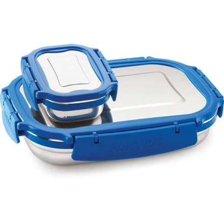 Magnus Bolt Deluxe Container with Lid 800 ML + 150 ML-WE1418