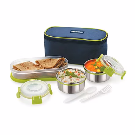 Magnus Avanza Clip Lock Lunch Box Oval (3 Pcs Set)