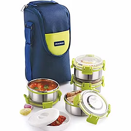 Magnus Fresh Meal Aura Stainless Steel Containers 4 Sets