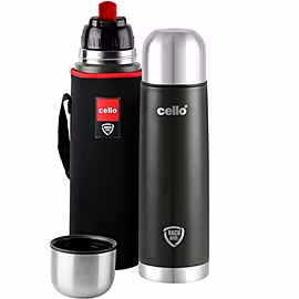 Cello Duro Flip Flask Double Wall Stainless Steel 750 ML