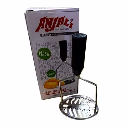 Anjali Stainless Steel Potato Masher Delux