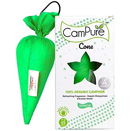 Mangalam CamPure Camphor Cone ( Jasmine ) 60 Gm-WE1480