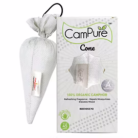Mangalam CamPure Camphor Cone ( Bhimseni ) 60 Gm-60 GM