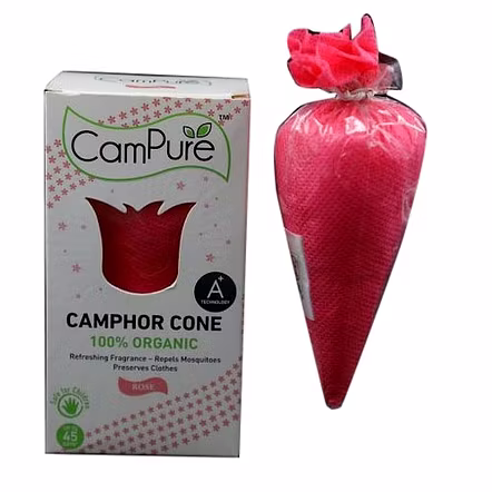 Mangalam CamPure Camphor Cone ( Rose ) 60 Gm