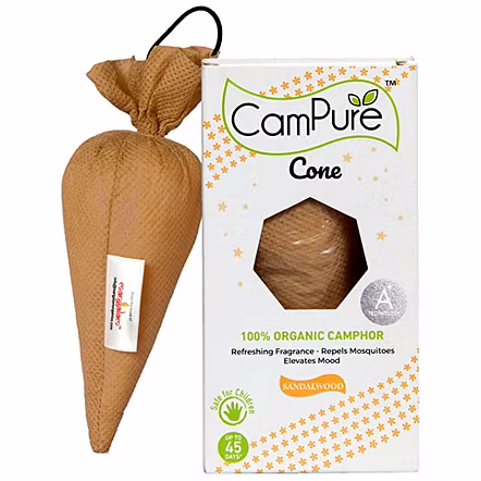 Mangalam CamPure Camphor Cone ( Sandalwood ) 60 Gm