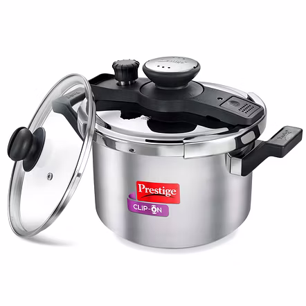Prestige Clip On Svachh SS Pressure Cooker 5 L