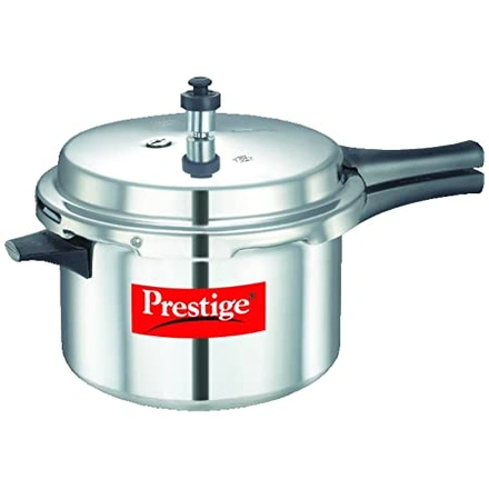Prestige Popular Aluminium Pressure Cooker, 5.5 Litres-WE1494