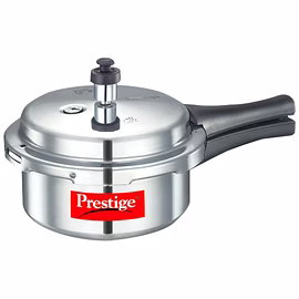 Prestige Popular Aluminium Pressure Cooker, 2 Litres
