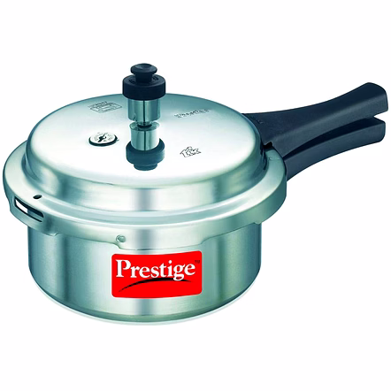 Prestige Popular Aluminium Pressure Cooker, 2 Litres