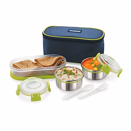 Magnus Avanza Clip Lock Lunch Box Oval (3 Pcs Set)