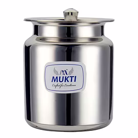 Mukti Stainless Steel Ritz Ghee Pot Big